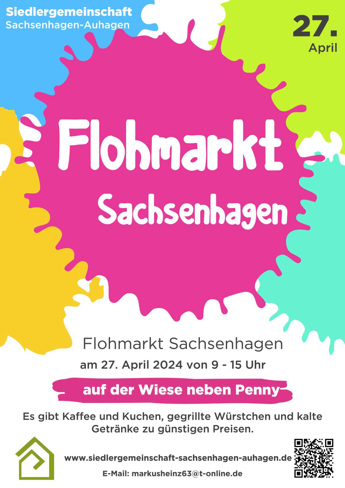 Flohmarkt Sachsenhagen am 27.04.2024